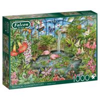 Falcon de luxe Tropical Conservatory 1000pcs Legpuzzel 1000 stuk(s)