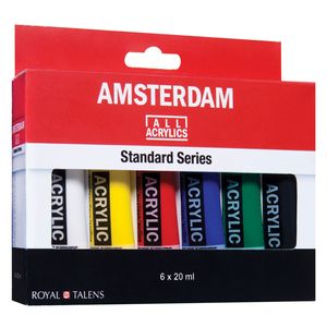 Acrylverf Amsterdam junior 20 ml 6 kleuren