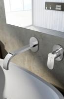 Hot Bath Friendo 005C Inbouw wastafelmengkraan met cascade uitloop...