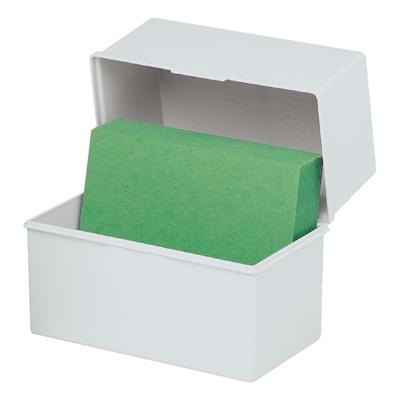 Kaartenbak exacompta a6 85 x 164 x 130 mm grijs