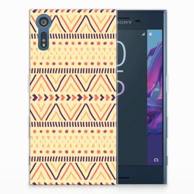 Sony Xperia XZs | XZ TPU bumper Aztec Yellow Sony Xperia XZs | XZ TPU bumper Aztec Yellow