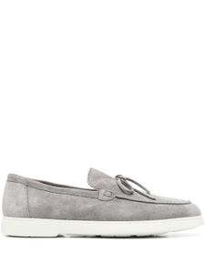 Doucal's mocassins en daim à lacets - Gris