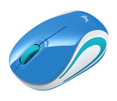 Logitech M187 Muis Radiografisch Optisch Blauw 3 Toetsen 1000 dpi