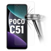 Xiaomi Poco C51 Screenprotector van gehard glas - 9H, 0,3 mm - Doorzichtig - thumbnail