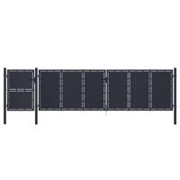 Vidaxl Poort 5x1,75 M Metaal Antraciet