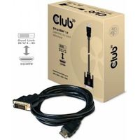 CLUB3D DVI to HDMI 1.4 Cable M/M 2 meter Bidirectional