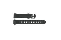 Horlogeband Casio W-212H / 10300101 Kunststof/Plastic Zwart 18mm - thumbnail