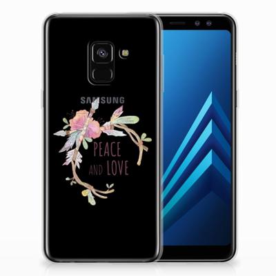Samsung Galaxy A8 (2018) Telefoonhoesje met Naam Boho Text Samsung Galaxy A8 (2018) Telefoonhoesje met Naam Boho Text