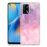 Hoesje maken OPPO A74 4G Pink Purple Paint - thumbnail