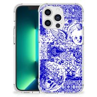 Extreme Case iPhone 13 Pro Max Angel Skull Blauw - thumbnail