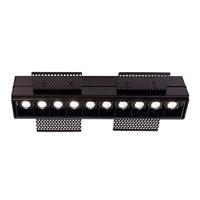 KapegoLED plafondinbouwlamp, Ceti 10 Hide, stroomconstant, 28-29V DC, 700 mA, 20 W, 2900 K, zwart EEK: A+