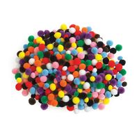 Colorations Mini Pom Pomps Divers, 450st. - thumbnail