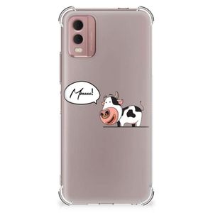 Nokia C32 Stevig Bumper Hoesje Cow