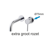rozet 75mm tbv kraangedeelte 29.4111 chroom
