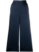 Blanca Vita pantalon crop ample - Bleu