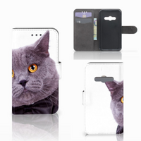 Samsung Galaxy Xcover 3 | Xcover 3 VE Telefoonhoesje met Pasjes Kat