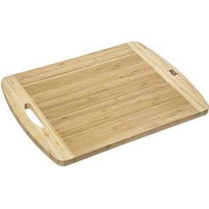 Snijplank met handvat 40 x 30 cm van bamboe hout