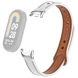 Xiaomi Smart Band 8 Leren Band met Connectoren - Wit