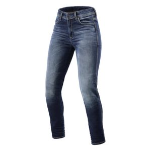 REV'IT! Marley Lady SK, Motorjeans dames, Blauw used lengte 30