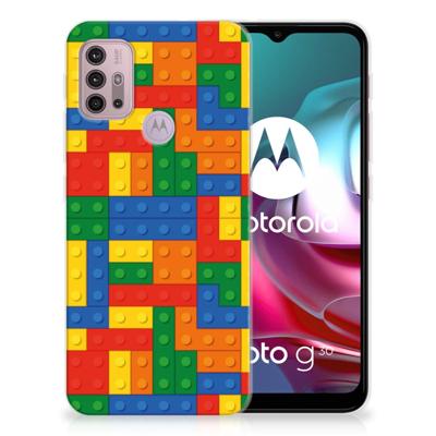 Motorola Moto G30 | G10 TPU bumper Blokken Motorola Moto G30 | G10 TPU bumper Blokken