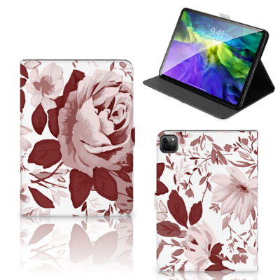 Hoes iPad Pro 11 2020/2021/2022 Watercolor Flowers Hoes iPad Pro 11 2020/2021/2022 Watercolor Flowers