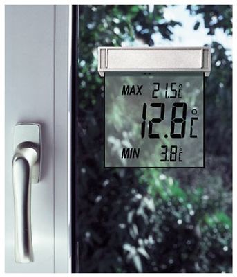 TFA-Dostmann 30.1025 insteekthermometer Elektronische omgevingsthermometer Binnen Wit