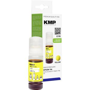 KMP Navulinkt vervangt Epson 106, T00R4 Compatibel Geel 70 ml E190 1644,0009