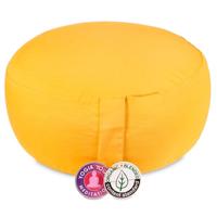 Meditatiekussen Katoen Geel