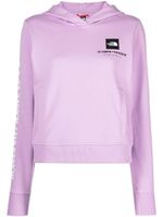 The North Face hoodie crop à logo imprimé - Violet - thumbnail