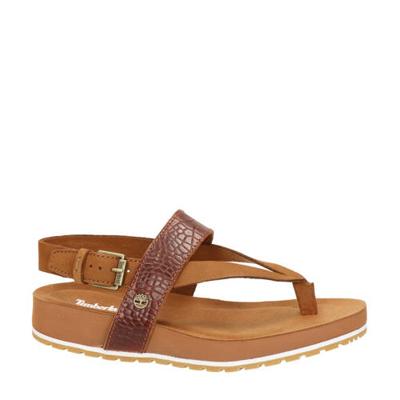 Timberland Malibu Waves leren sandalen cognac Timberland Malibu Waves leren sandalen cognac