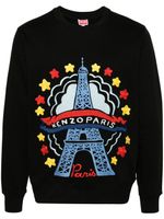 Kenzo sweat Varsity Drawn à motif brodé - Noir