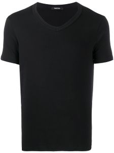 TOM FORD t-shirt à col v - Noir