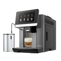 Acopino Volautomatische koffiezetapparaat, espressomachine Barletta, groot kleurendisplay, met melksysteem voor perfect koffiegenot (antraciet)