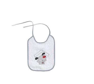 Interbaby slabbetje Hond junior 25 x 20 cm katoen