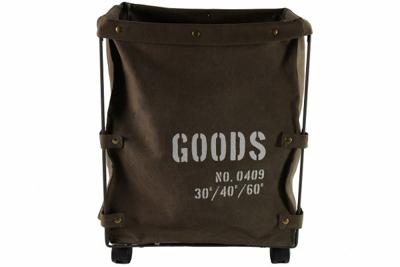 Wasmand met ijzeren bodem 60 cm