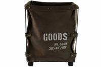 Wasmand met ijzeren bodem 60 cm