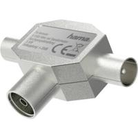 Hama 00205236 Kabel splitter/combiner Kabelsplitter Zilver - thumbnail