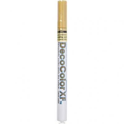 Creotime stift DecoColorXF 13 cm 8 mm metallic goud