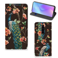 Xiaomi Mi 9T Pro Hoesje maken Pauw met Bloemen - thumbnail