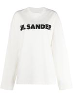 Jil Sander sweat en coton à logo imprimé - Blanc - thumbnail