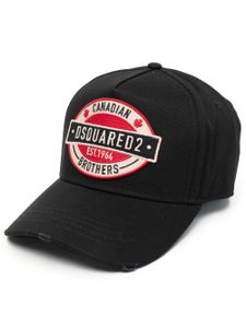 DSQUARED2 casquette à patch logo - Noir