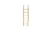 Beeztees Houten Ladder met 6 treden, 28 cm, Natuurlijke Kleur_P, 28 cm, Natuurlijke kleur