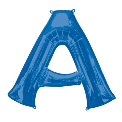 Amscan Folieballon Letter A 93 X 86 Cm Blauw