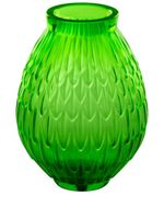 Lalique "petit vase Plumes (14,7 cm)" - Vert