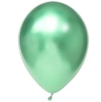 ballonnen 30 cm 100 stuks mintgroen/chroom