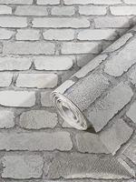 Vliesbehang wit Hout/steen Modern Woonkamer Slaapkamer Keuken Lounge Premium kwaliteit Gemaakt in Duitsland 10,05 x 0,53m 58412 marburg nieuw