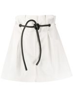 3.1 Phillip Lim short à taille haute froncée - Blanc - thumbnail