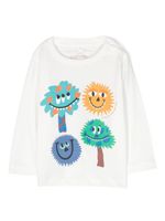 Stella McCartney Kids t-shirt à imprimé Monster Face - Blanc - thumbnail