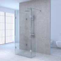 Sanituba Complete Profielloze Inloopdouche Reversed 90x90/30 cm Chroom