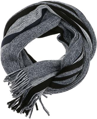 Casa Moda Sjaal Grijs Zwart Gestreept Acryl